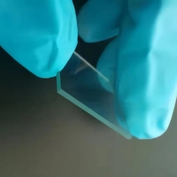 Feuilles de verre conductrices ITO à faible résistance (6Ω - 15Ω) sur mesure pour laboratoires