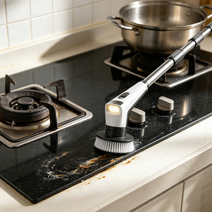 <span class=keywords><strong>Brosse</strong></span> <span class=keywords><strong>de</strong></span> <span class=keywords><strong>nettoyage</strong></span> <span class=keywords><strong>électrique</strong></span> avec 4 têtes <span class=keywords><strong>de</strong></span> <span class=keywords><strong>brosse</strong></span>, manche long extensible, construction en plastique, sans fil, rechargeable, <span class=keywords><strong>pour</strong></span> usage domestique et <span class=keywords><strong>salle</strong></span> <span class=keywords><strong>de</strong></span> <span class=keywords><strong>bain</strong></span> - Product Image 6