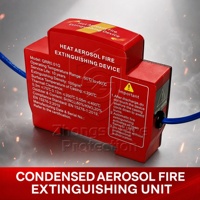 Dispositif d'extinction d'incendie automatique à aérosol ZHONGSU à montage sur rail coulissant pour tableau électrique et panneau de commande