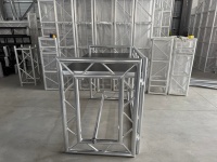 Table de DJ portable, podium de DJ, 150x80x110cm