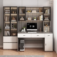 Bureau d'ordinateur électrique réglable en hauteur pour petit appartement, avec étagère épaissie en bois massif, idéal pour l'écriture des enfants et des étudiants dans la chambre