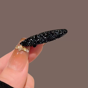 In-stock High-end Sweet <b>Small</b> Rhinestone Handmade 3.5cm Hair Clip Mini <b>Side</b> & Duckbill Clips for Fashionable Forehead Bangs - Product Image 2