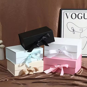 Caja de Regalo con Lazo Color Macarrón, con Forro de Esponja de Material Reciclado, Disponible para Empaque de Recuerdos de Cumpleaños - Product Image 6