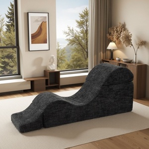 Canapé-lit multifonctionnel pour couple, chaise longue de yoga, housse en tissu, pliable, compressible, mobilier moderne pour salon, pour hôtel - Product Image 1