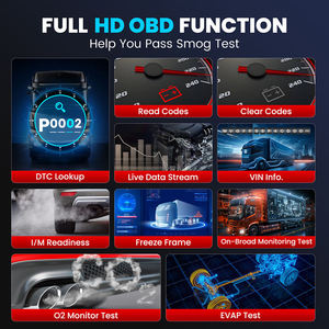 For CRP129HD <b>24V</b> Heavy Duty Truck Code OBD2 With Android OS 3000mAh <b>Battery</b> CRP129HD HD CRP129HD - Product Image 5