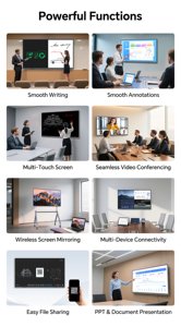 Pantalla Táctil Interactiva Todo en Uno, Pizarras Interactivas, Equipo para Reuniones y Conferencias en Línea - Product Image 6