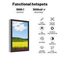 Pantalla LED de Aluminio Personalizada para Exteriores, Resistente al Agua IP65, Cartel Colgante, Reproductor de Publicidad para Alumbrado Público 4K HD, para Empresas y Hospitales