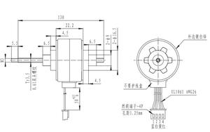 Samsr 35mm Mini <b>Small</b> Double Output Shaft Stepping <b>Step</b> Angle 15 Degrees 12v - Product Image 1
