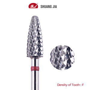 Đầu mài móng bằng cacbua vonfram SHUANGJIA 3/32 inch, dùng cho máy mài móng điện, loại bỏ gờ xoay, dùng được cho kim loại, nhựa, dành cho mắt mèo (hoặc: dùng cho móng mắt mèo) - Product Image 3