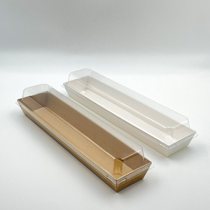 Nhà Máy Bán buôn Cookie boxpastry hộp các tông màu trắng Giấy Bánh Cookie hộp baking bao bì Puff Pastry bao bì với nắp - Product Image 1