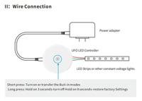 Contrôleur LED intelligent WiFi adressable RGB RGBW RGBIC RGBWIC UCS2904 avec sortie de signal SPI