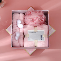Juego de regalo de relajación de baño de lujo, Bola de baño espumosa, toalla ultrasuave, Red de pelo suave para la mejor experiencia de Spa en casa