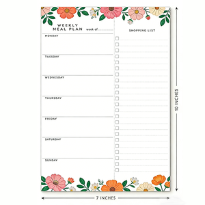 Bloc-notes magnétique 2026 Myway personnalisé avec 52 feuilles hebdomadaires non datées, planificateur quotidien et hebdomadaire <span class=keywords><strong>pour</strong></span> réfrigérateur, <span class=keywords><strong>carnet</strong></span> de suivi d'habitudes et liste de tâches - Product Image 5