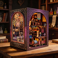 Kit DIY de maison de poupée miniature 3D en bois Y-TOP Magic Mall de haute qualité avec veilleuse pour la décoration intérieure et les coins lecture