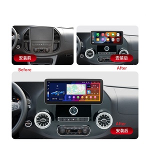 Автомобильный GPS-навигатор Android с большим экраном, Bluetooth, камерой заднего вида и CarPlay для Mercedes-<span class=keywords><strong>Benz</strong></span> Vito 2016-2023, автомобильный <span class=keywords><strong>DVD</strong></span>-плеер - Product Image 3