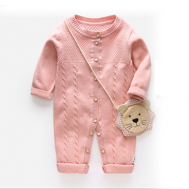Трикотажные хлопковые детские комбинезоны для новорожденных с длинным рукавом детская одежда унисекс