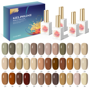 AILANUO Vernis à ongles gel néon LED à aimant sans cruauté Collection de 36 couleurs Ensemble professionnel de gel UV Marque distributeur OEM - Product Image 1