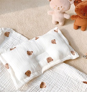 <span class=keywords><strong>Oreiller</strong></span> pour tout-petit, <span class=keywords><strong>oreiller</strong></span> carré en coton double couche, doux et respirant, <span class=keywords><strong>oreiller</strong></span> brodé en coton pour bébé de 0 à 2 ans - Product Image 5