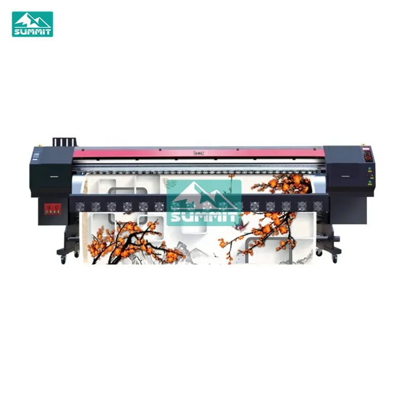 Impresora de 3,2 m con cuatro cabezales E pson 2/E1 para impresión solvente o por sublimación
