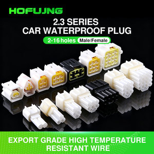 Conector de Cableado de 3 Orificios, Macho y Hembra, Par de Conectores, Arnés de Cables, Conector Automotriz Impermeable 2.3, 6p, para Vehículo Eléctrico - Product Image 4