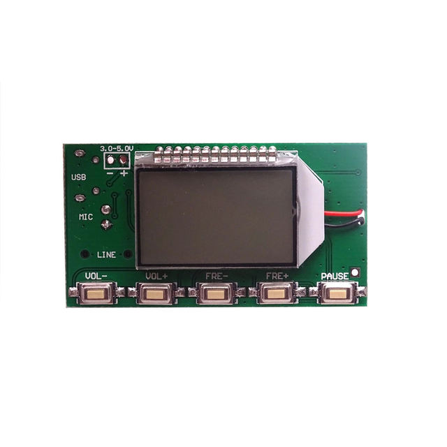 DSP PLL 87-108MHz Stereo FM Transmitter Module Digital Digital Wireless Microphone Board Multi-function Frequency Modulation