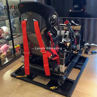 Simulateur de mouvement complet, plateforme de jeu de course automobile, simulateur de course, ensemble complet de simulateur, plateforme de mouvement 6 degrés de liberté