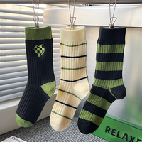 Chaussettes de sport unisexes respirantes de haute qualité, personnalisables avec logo, couleur unie, jacquard léopard, automne, jeunes et adultes