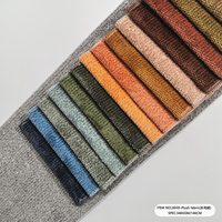 Fabricante Mayorista de Tela de Felpa para Sofás, Tejido de 340 g/m², Material de Tapicería para Decoración del Hogar, con Revestimiento No Tejido para Muebles de Hotel