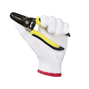 Guantes Blancos de punto de algodón puro, guantes de mano para construcción, protección de manos - Product Image 6