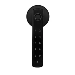 Kunci pintu sidik jari pintar, aplikasi Remote kontrol Digital MASUK TANPA kunci dengan keamanan rumah pegangan listrik dan Gembok