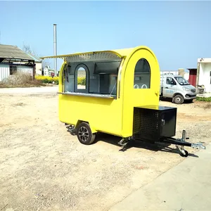 Complete Equipments Food Truck For Sale Fast Food Restaurant On Wheels / Stainless Steel Mobile Kitchen / Mobile Food Truck