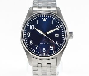 ساعة رجالية فاخرة جديدة للأعمال بحركة ميكانيكية أوتوماتيكية بالكامل مع احتياطي طاقة، قطر 40 ملم، من الفولاذ المقاوم للصدأ، بثلاثة عقارب وتقويم - Product Image 1