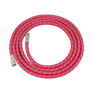 Tuyau tressé rouge pour aérographe, 1.8m, connecteur 8 8, pour la peinture d'œuvres d'art - Product Image 4