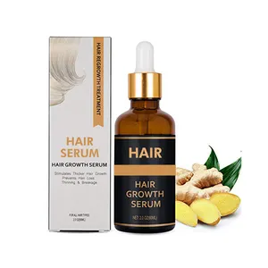 Собственная Марка Amazon, Лидер продаж 2021, лечение выпадения волос, веганская травяная формула, питательная Органическая Сыворотка для волос кожи головы