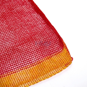 שקיות רשת כותנה עם שרוך כפול להתאמה אישית לאריזת פירות ותפוחי אדמה - Product Image 2