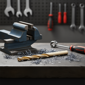 Broca cilíndrica de cobalto Fervi de 10 mm para perforación de metal - Product Image 3