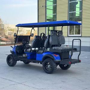 Voiturette de <span class=keywords><strong>golf</strong></span> 6 places 4 roues + 2 places <span class=keywords><strong>Golf</strong></span> électrique Adultes Voiturette de <span class=keywords><strong>golf</strong></span> électrique à bas <span class=keywords><strong>prix</strong></span> - Product Image 5