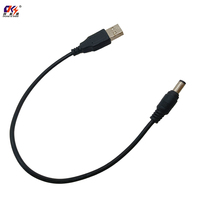 Ab Lager: 1m USB 2.0 A-Stecker auf DC 5.5x2.5mm Stromkabel mit Hohlstecker – USB-auf-Stromanschlusskabel für Computer
