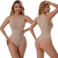 Nouvel Arrivage Justaucorps Sculptant Sans Couture Extensible Lissant avec Logo Personnalisé pour Yoga, Fitness et Voyage