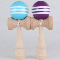 Jouet Kendama en bois écologique de haute qualité pour enfants, avec son personnalisé et forme de dessin animé