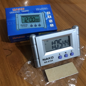 Nako Quartz Timer Na-810a Digital Clock With Calendar And Alarm For Desk Use - Product Image 1