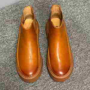 New High-quality Luxurious Custom-made Men's Handmade <b>Full</b>-grain Cowhide Fashion Casual Shoes Handcrafted Loafers - Product Image 4