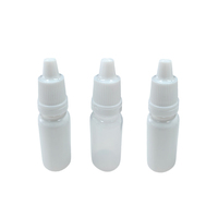 Flacons compte-gouttes en plastique de qualité pharmaceutique pour les yeux, les oreilles et le nez, 5 ml, 10 ml, 30 ml, jetables, avec bouchon et bouchon en PP