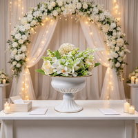 PROMOTION EXCEPTIONNELLE : Mini Urne Art Déco Faite à la Main, Support de Plante, Vase de Table, Porte-Fleurs pour la Maison, Anniversaires et Événements, Décoration Intérieure