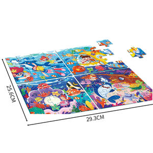 <span class=keywords><strong>Puzzle</strong></span> Educativo Creativo <span class=keywords><strong>4</strong></span> in 1, 73 <span class=keywords><strong>Pezzi</strong></span>, Gioco di Assemblaggio per Bambini - Product Image 3