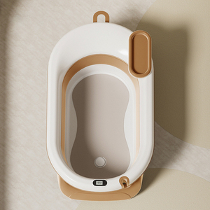 Sunnuo เก้าอี้อาบน้ำเด็กแบบพกพาพับเก็บได้กันลื่นพร้อมระบบตรวจสอบอุณหภูมิน้ำ - Product Image 6