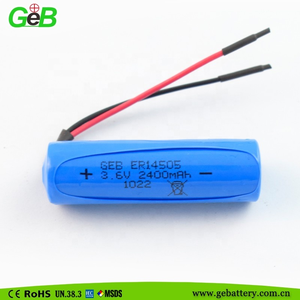 Batería primaria no recargable Lisocl2 Tamaño AAA ER14505 2700mAh Batería 3,6 V Batería de litio Er14505 - Product Image 4