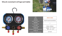 HOTSALE 2A24 vanne à boisseau sphérique poof Table de réfrigérant résistant aux chocs Ensembles d'outils avec tuyau de charge Jeu de jauges pour collecteur automatique de courant alternatif