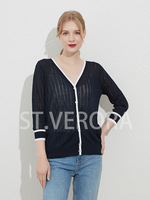 Cardigan tricoté décontracté pour femmes boutons pull simple boutonnage pour le printemps à la mode Ropa De Mujer Roupas Femininas Da Moda