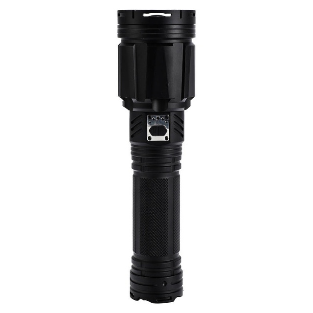 Powerful Tactical Flashlight 10000+ Lumens 9 Modes IP54 Waterproof Camping Adjustable Focus Long Battery Life USB Rechargeable